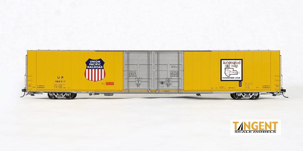 Tangent Scale Models 25033-04 HO Scale Greenville 86' Auto Parts Boxcar Union Pacific UP 980314