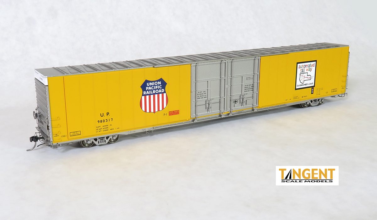 Tangent Scale Models 25033-04 HO Scale Greenville 86' Auto Parts Boxcar Union Pacific UP 980314