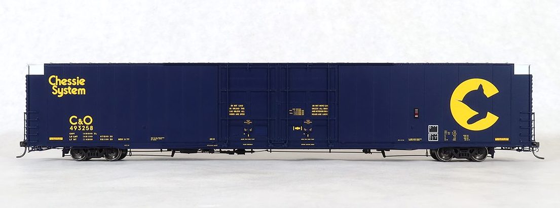 Tangent Scale Models 25040 HO Scale Double Door 86' Auto Parts Boxcar Chessie System C&O #'s Vary