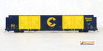 Tangent Scale Models 25510-02 HO Scale 86' Auto Parts Boxcar Chessie System B&O 492362