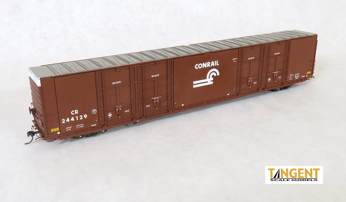 Tangent Scale Models 25511-02 HO Scale 86' Auto Parts Boxcar Conrail "X60R" CR 244127