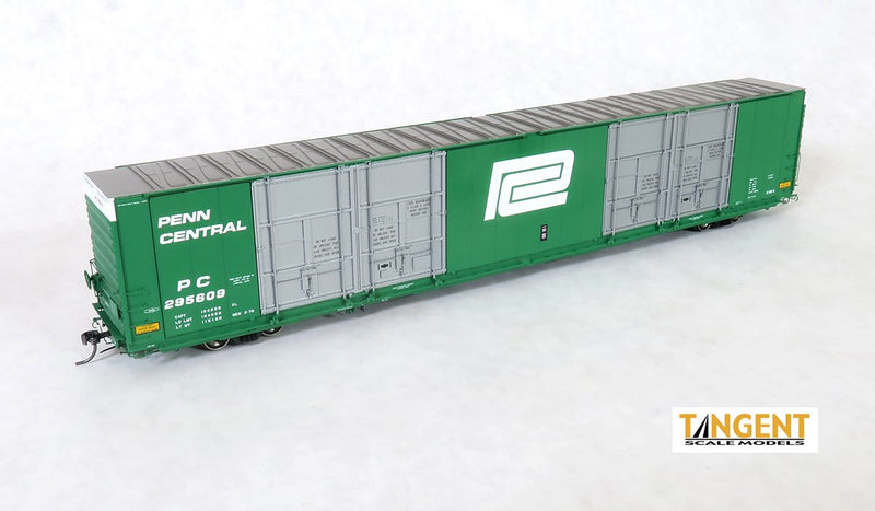 Tangent Scale Models 25513-01 HO Scale 86' Quad Door Auto Parts X-60-R Boxcar Penn Central PC 295607