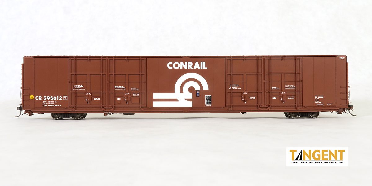 Tangent Scale Models 25516-02 HO Scale 86' Auto Parts Boxcar Conrail "X60R 1976" CR 295612