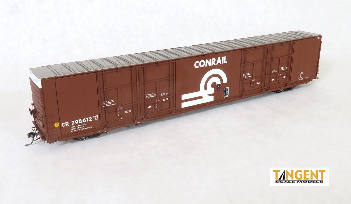 Tangent Scale Models 25516-03 HO Scale 86' Auto Parts Boxcar Conrail "X60R 1976" CR 295617