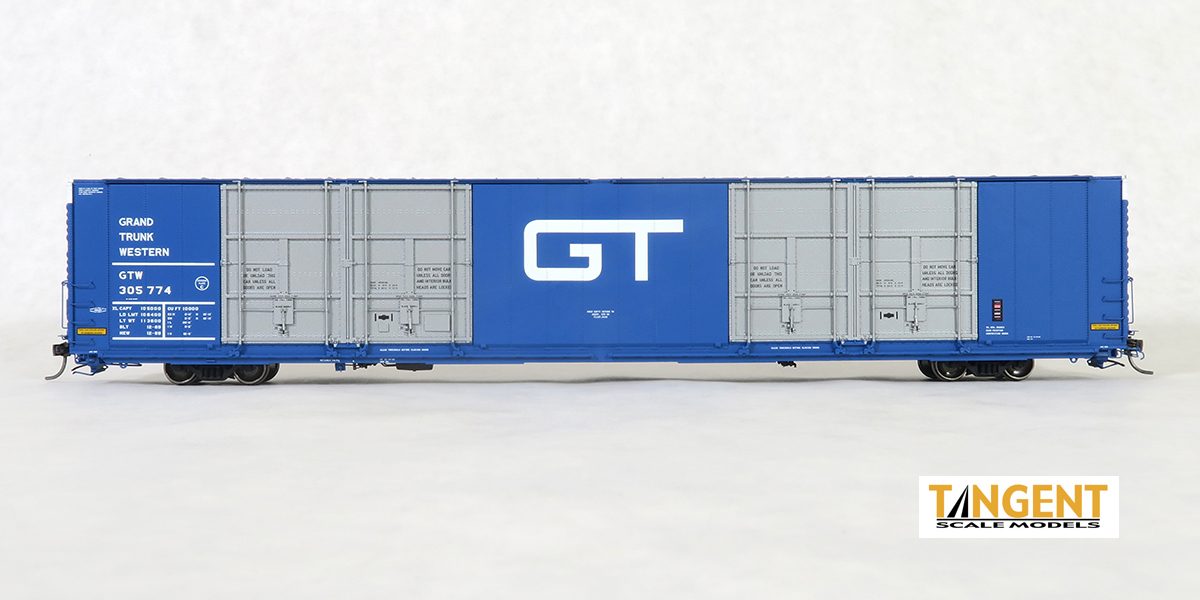 Tangent Scale Models 25518-01 HO Scale 86' Auto Parts Boxcar Grand Trunk Western GTW 305735