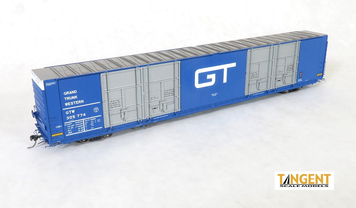Tangent Scale Models 25518-01 HO Scale 86' Auto Parts Boxcar Grand Trunk Western GTW 305735