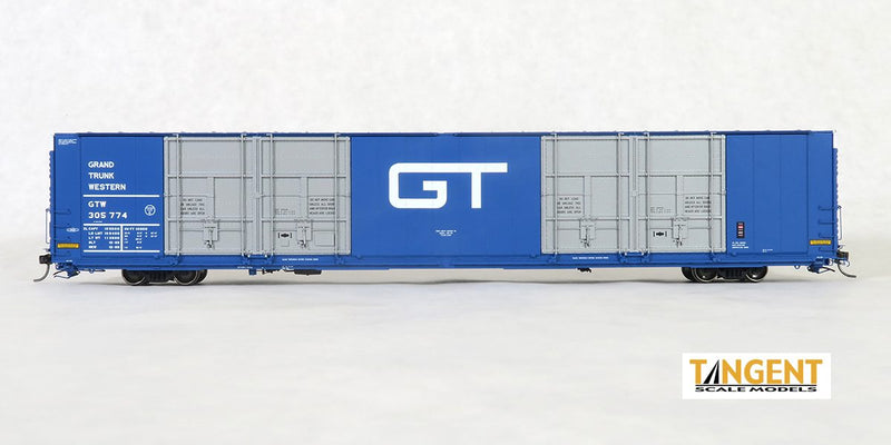 Tangent Scale Models 25518-05 HO Scale 86' Auto Parts Boxcar Grand Trunk Western GTW 305759