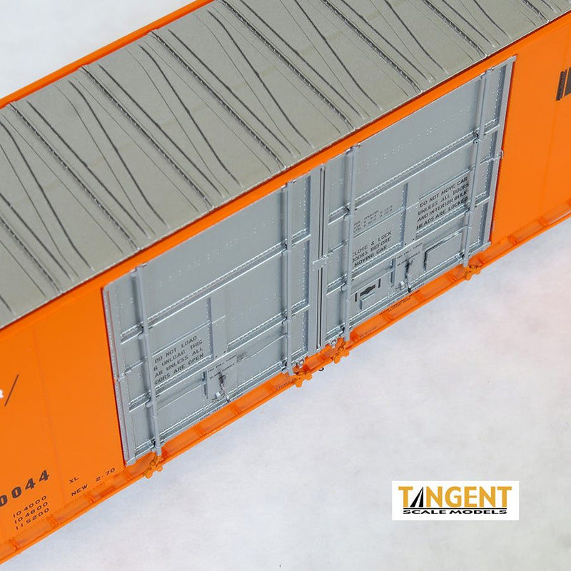 Tangent Scale Models 25519-03 HO Scale 86' Quad Door Auto Parts Boxcar Illinois Central IC 680041