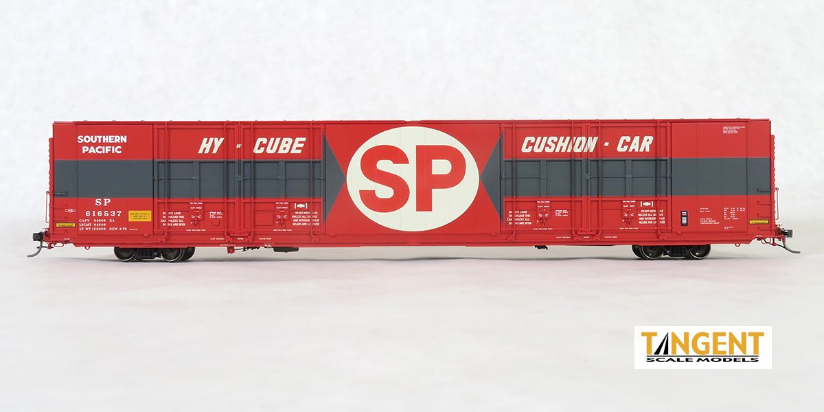 Tangent Scale Models 25520-01 HO Scale 86' Quad Door B-70-54 Boxcar Southern Pacific SP 616532