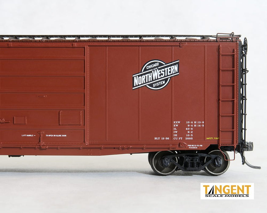 Tangent Scale Models 26011-03 HO Scale 40' PS-1 9' Door Boxcar Chicago NorthWestern CNW 24137