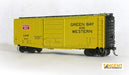 Tangent Scale Models 26012-05 HO Scale 40' PS-1 9' Door Boxcar Green Bay & Western GBW 943