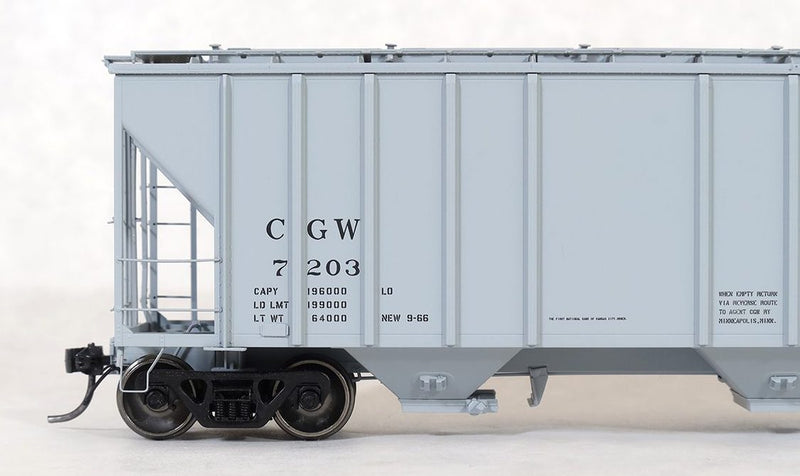 Tangent Scale Models 28012 GATC 4500 Covered Hopper Chicago Great Western CGW