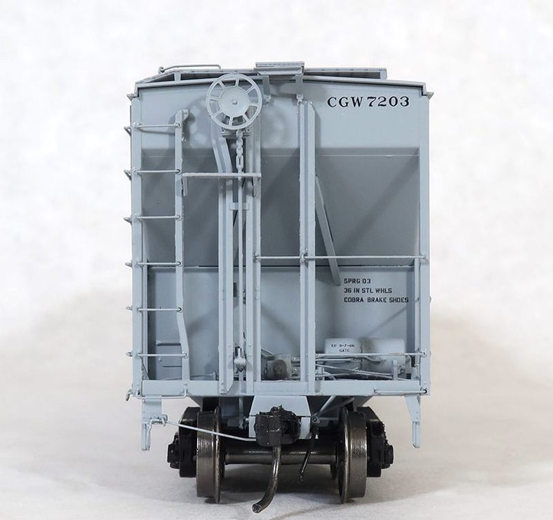 Tangent Scale Models 28012 GATC 4500 Covered Hopper Chicago Great Western CGW