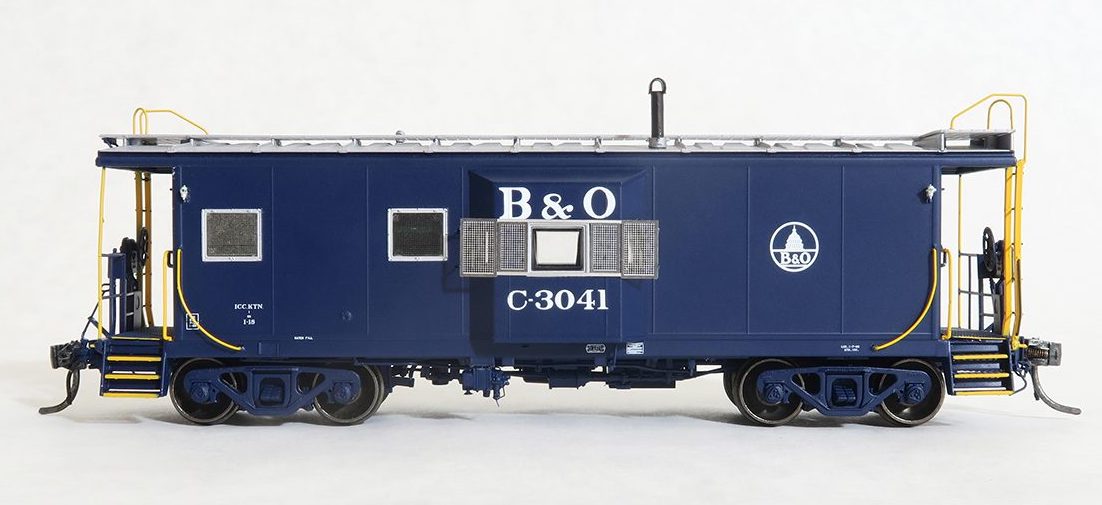 Tangent Scale Models 60010-07 HO Scale ICC B&O I-18 Caboose Baltimore and Ohio (1968+ Era) B&O C-300