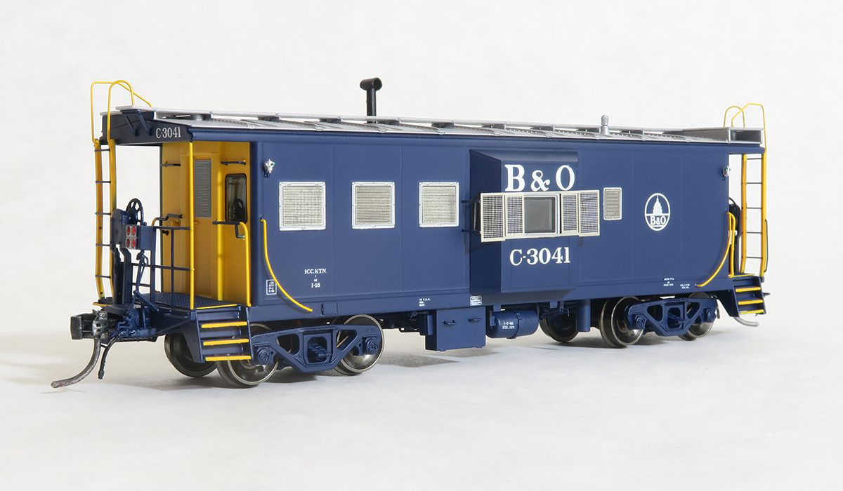Tangent Scale Models 60010-07 HO Scale ICC B&O I-18 Caboose Baltimore and Ohio (1968+ Era) B&O C-300