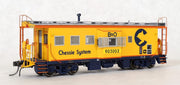 Tangent Scale Models 60019 HO Scale ICC B&O I-18 Caboose Chessie System (1982+ Era) B&O