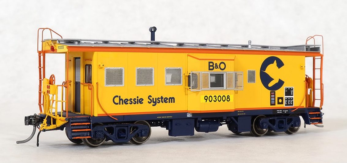 Tangent Scale Models 60019 HO Scale ICC B&O I-18 Caboose Chessie System (1982+ Era) B&O