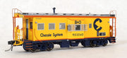 Tangent Scale Models 60019 HO Scale ICC B&O I-18 Caboose Chessie System (1982+ Era) B&O