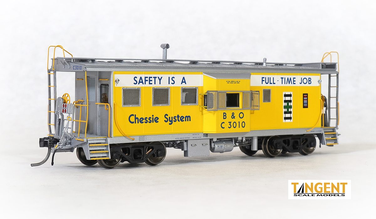 Tangent Scale Models 60022-01 ICC B&O I-18 Caboose Chessie System Gold Safety B&O C-3010Tangent Scale Models 60022-01 ICC B&O I-18 Caboose Chessie System Gold Safety B&O C-3010