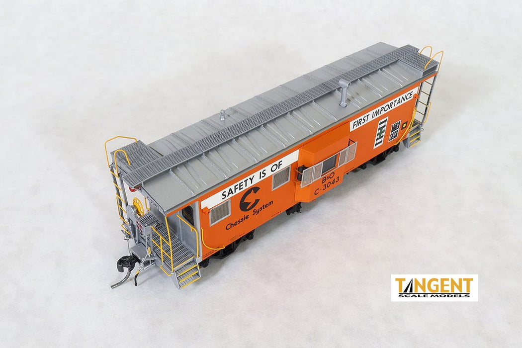 Tangent Scale Models 60025-01 HO Scale ICC B&O I-18 Caboose Orange Che ...