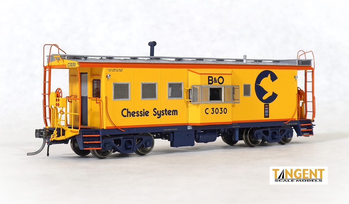 Tangent Scale Models 60029 ICC B&O I-18 Caboose Chessie System (1973+ Era) B&O