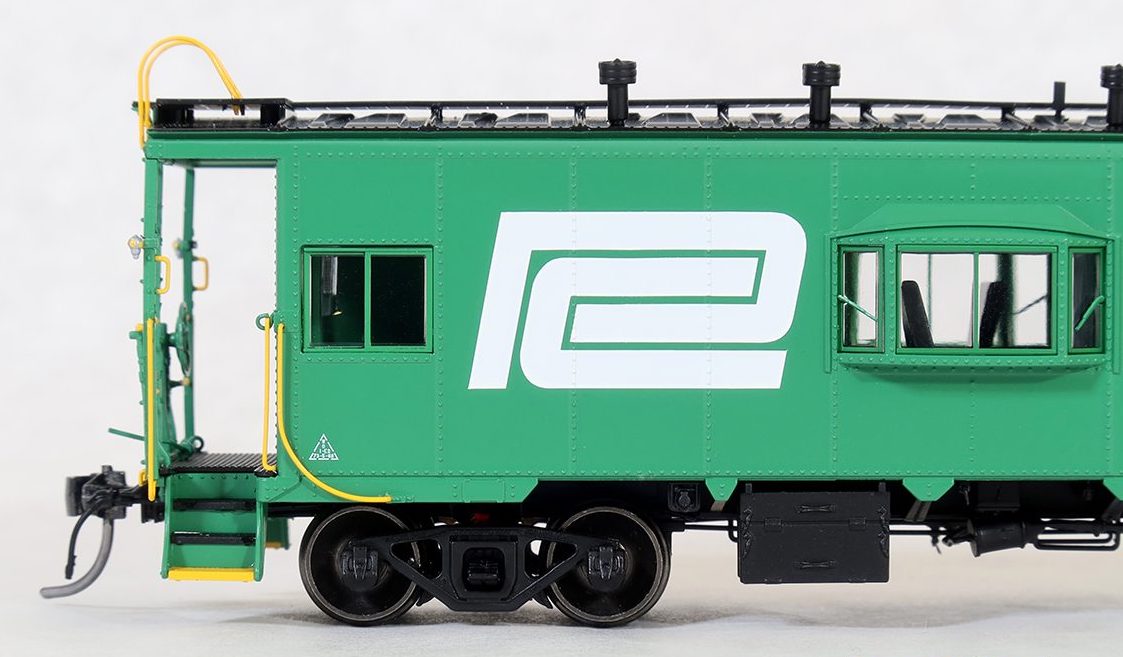 Tangent Scale Models 60124 SLCC Bay Window Caboose Penn Central PC
