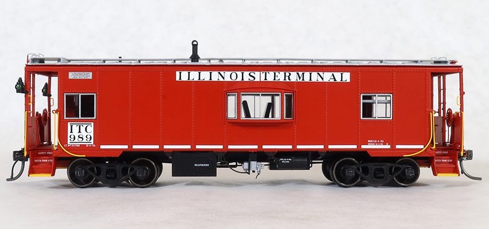 Tangent Scale Models 60128-01 SLCC Caboose Illinois Terminal "1953 Delivery" ITC 989