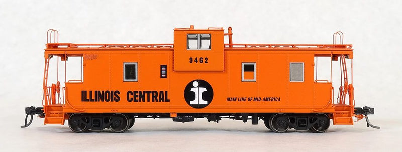 Tangent Scale Models 60210 IC Centralia Steel Wide Vision Caboose Illinois Central "1970 Split Rail"