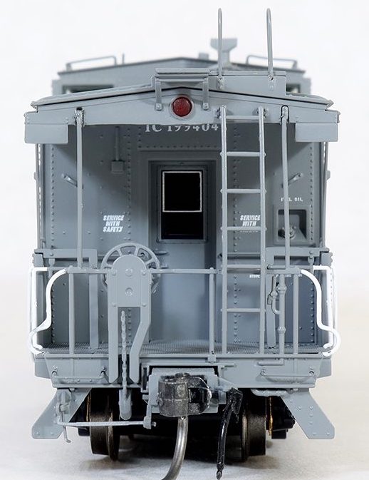 Tangent Scale Models 60214 IC Centralia Steel Wide Vision Caboose "Gray 1988+" IC