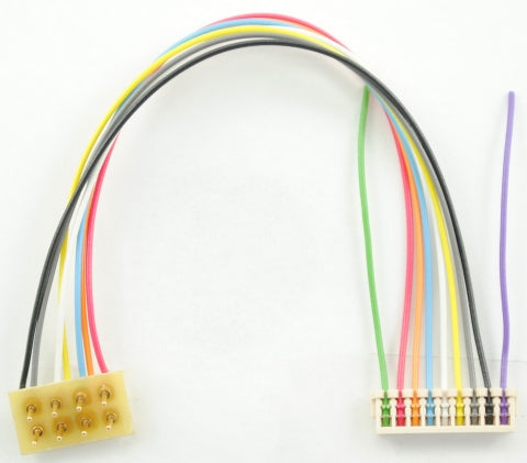 TCS 1037 T-E6 DCC Decoder Harness for Proto E6 with 8 Pin Plug
