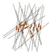 TCS 1076 1/4 Watt Axial Lead 1K (1000) Ohm Resistor 200 Pack