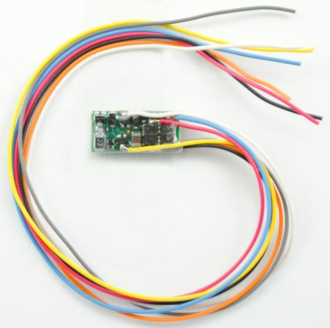 TCS 1296 Z2 2 Function DCC Decoder - Hardwire No Plug