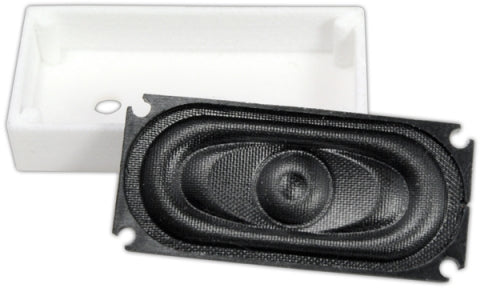 TCS 1704 UNIV-SH1-C 35x16mm 8 ohm Speaker with Housing
