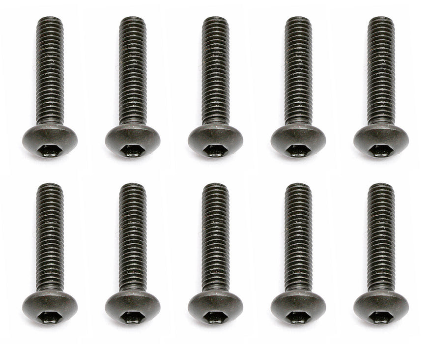 Team Associated 25187 M3x14mm Button Head Hex Screw 10 Pack