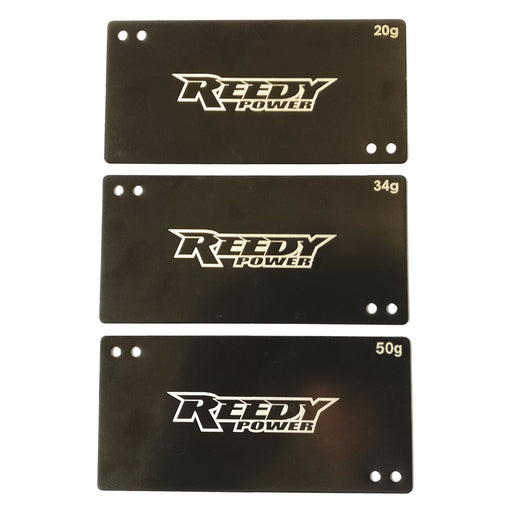 Team Associated 27355 Shorty Battery Weight Set (20g, 34g, and 50g)