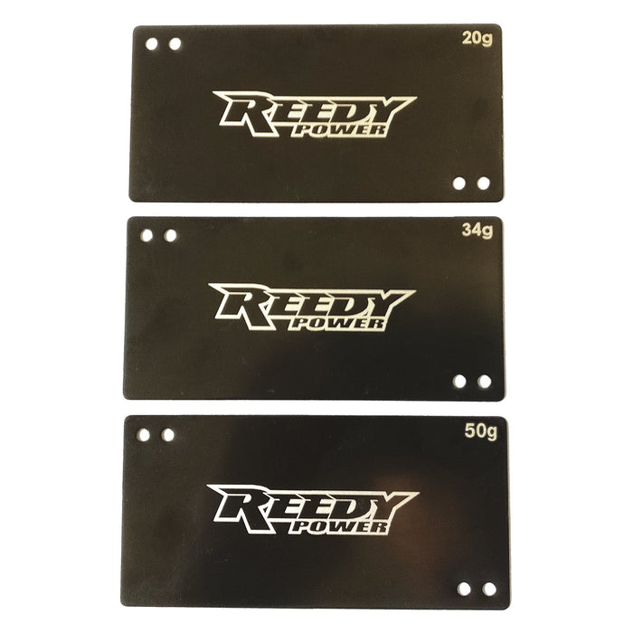 Team Associated 27355 Shorty Battery Weight Set (20g, 34g, and 50g)