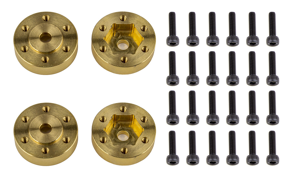 Team Associated 42104 Factory Team Machined Brass Beadlock Hex Adapters for Enduro