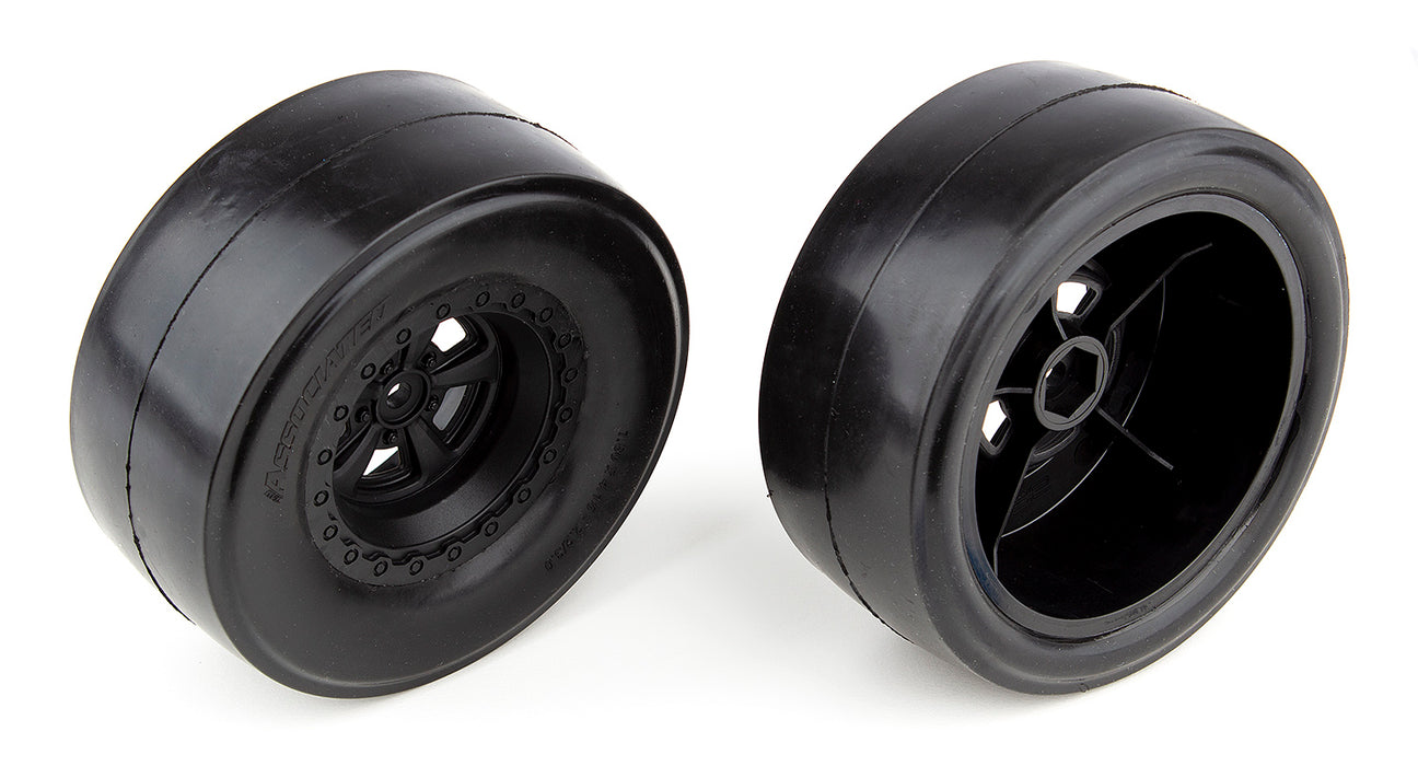 Team Associated 71072 Rear Wheels and Tires for DR10 Drag Race Car
