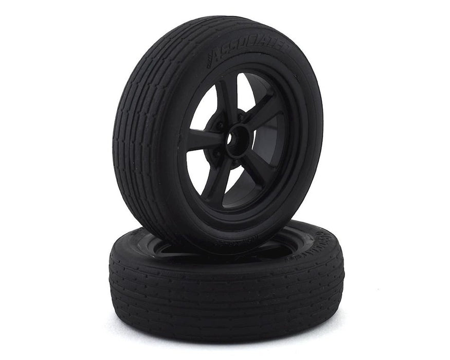 Team Associated 71073 Front Wheels and Tires for DR10 Drag Race Car