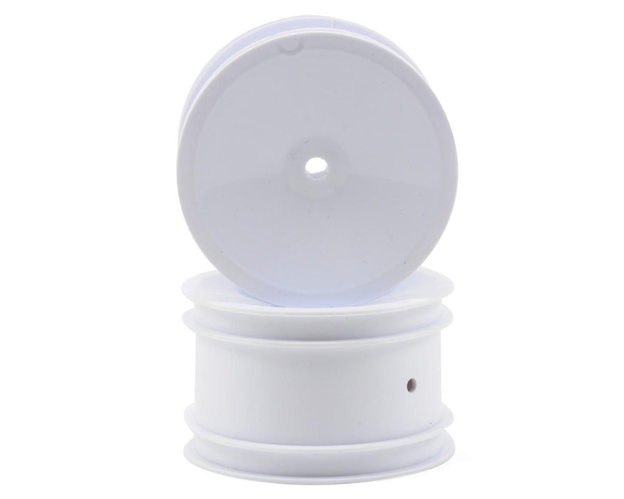 Team Associated 9589 White Rear Buggy Wheels for RC10 B4