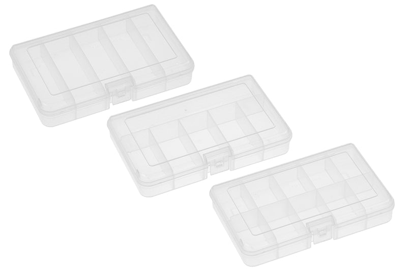 Team Corally C-90259 Medium Parts Box 3 Storage Container Set
