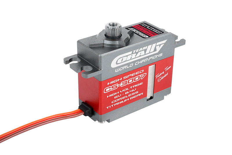 Team Corally CV-3007 High Voltage High Speed Mini Coreless Digital Servo with Aluminum Case