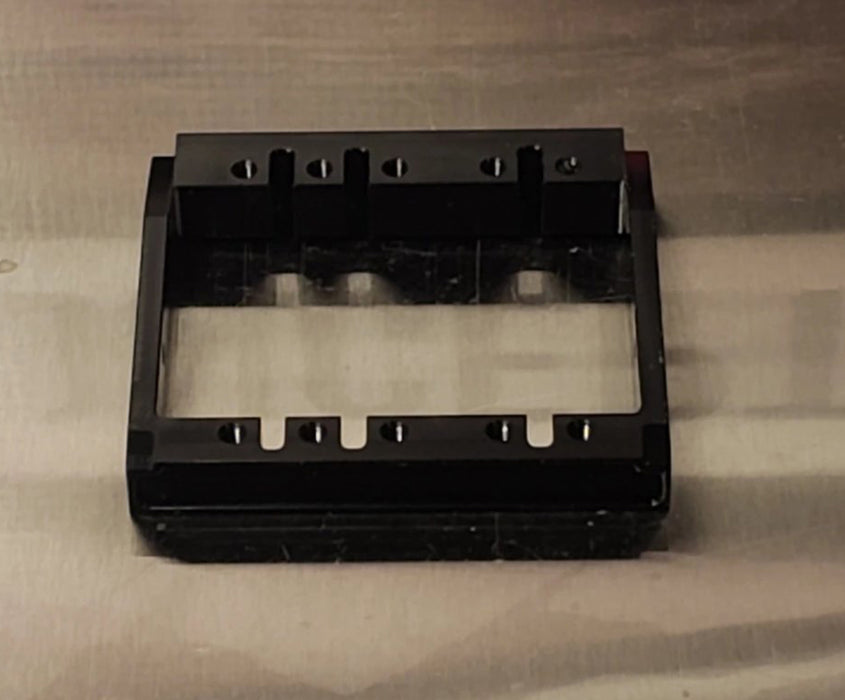 Team Garage Hack Black Dual Servo Mount for SCX10ii