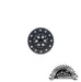 Team Garage Hack Black H.O. Stiletto E.B.R. Edition Wheels (4 Pack), Steel Inner Lock Rings