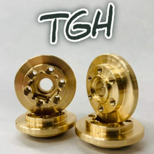 Team Garage Hack HH Scale Hubs with Rotor Brass +1