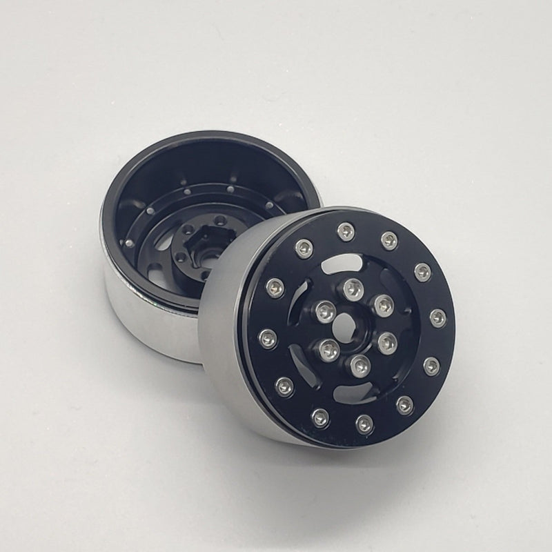 Team Garage Hack TGH-HH H.O. V1.1 E.B.R. Edition Wheels 1 Pair Black/Aluminum