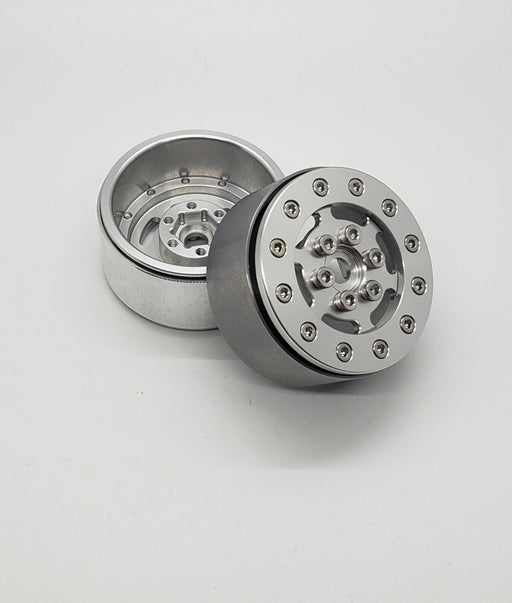 Team Garage Hack TGH-HH H.O. V1.1 E.B.R. Edition Wheels 1 Pair Clear/Aluminium