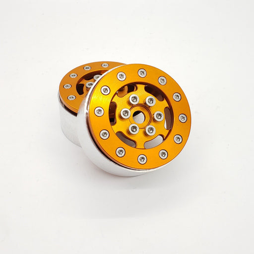 Team Garage Hack TGH-HH H.O. V1.1 E.B.R. Edition Wheels 1 Pair Orange/Aluminium