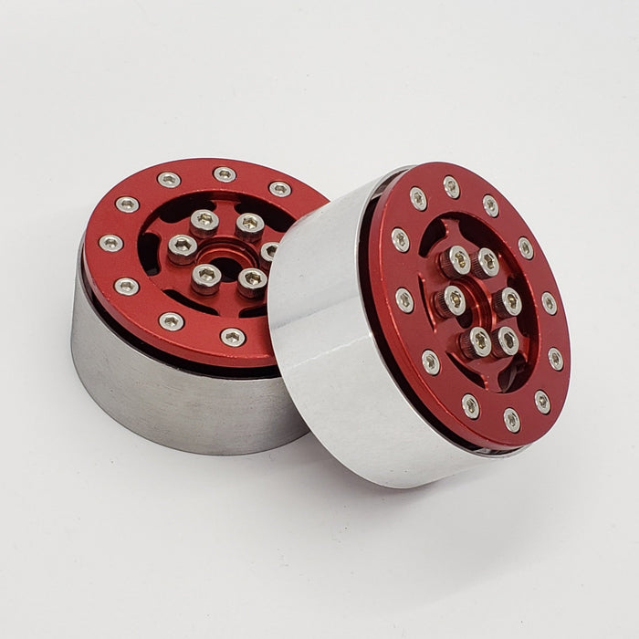 Team Garage Hack TGH-HH H.O. V1.1 E.B.R. Edition Wheels 1 Pair Red/Aluminum