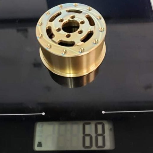 Team Garage Hack TGH-HH H.O. V1.1 Wheel Body 1 Pair Brass